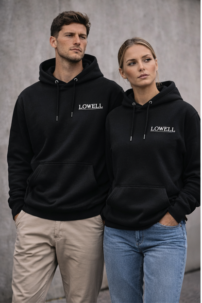 Lowell Hoodie Zwart