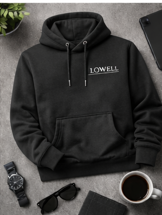Lowell Hoodie Zwart